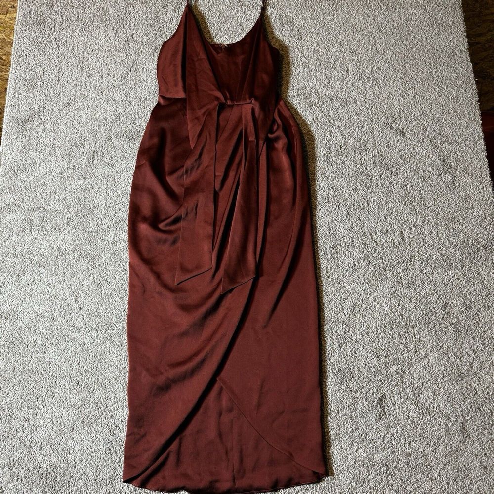 Shona Joy Burgundy Maxi Dress
